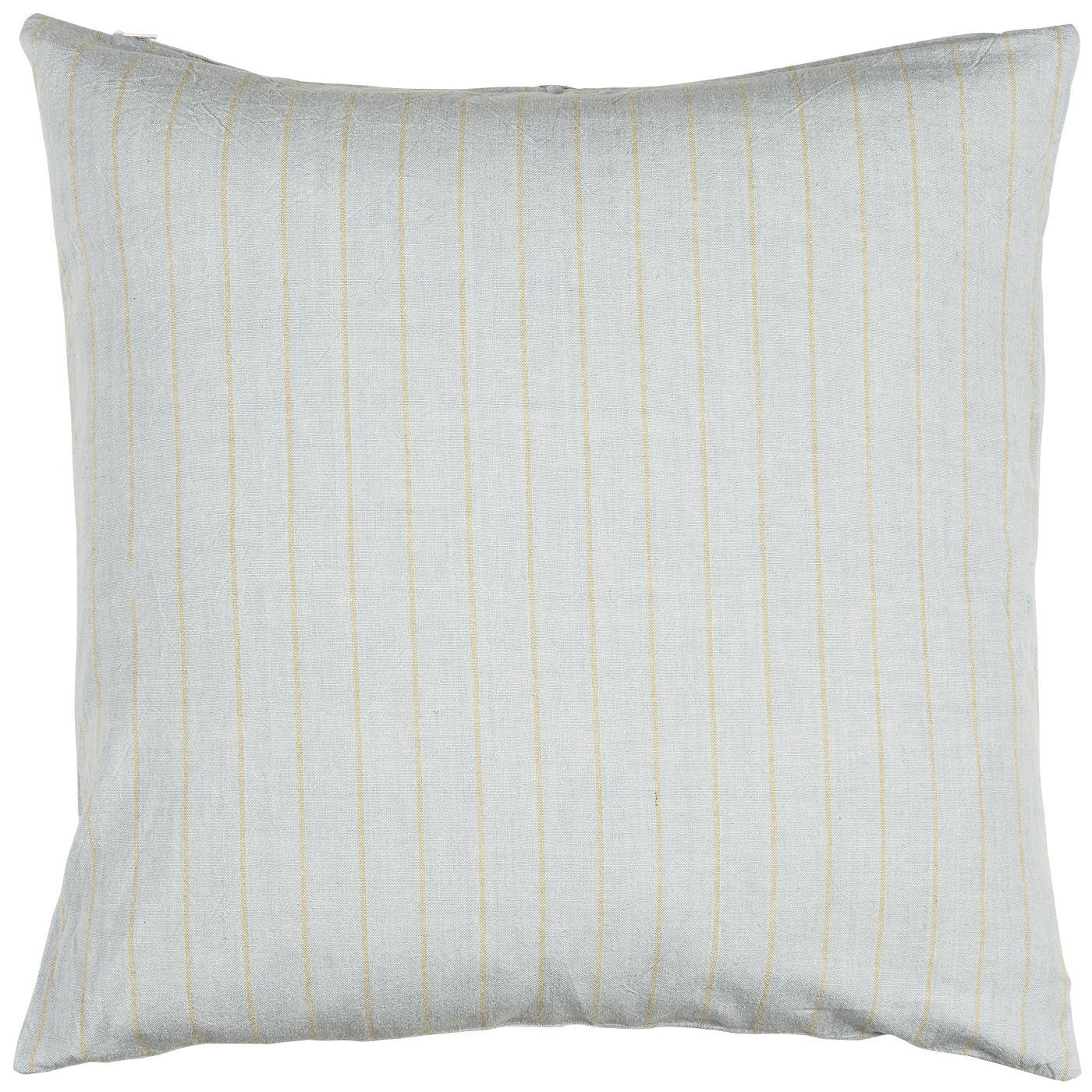 Vaaleansininen-beige tyynynpäällinen