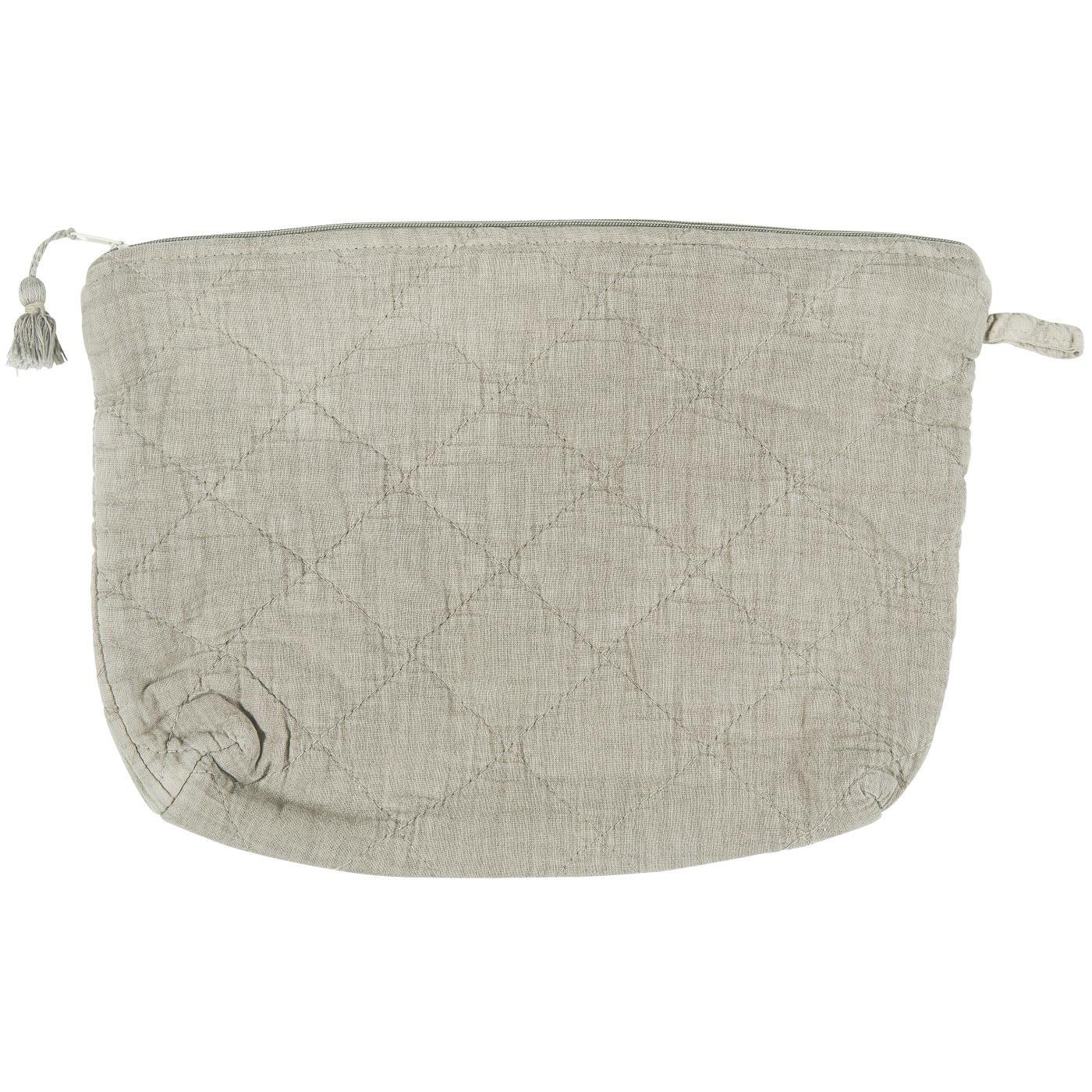 Ib Laursen - Quilted makeup bag - linen