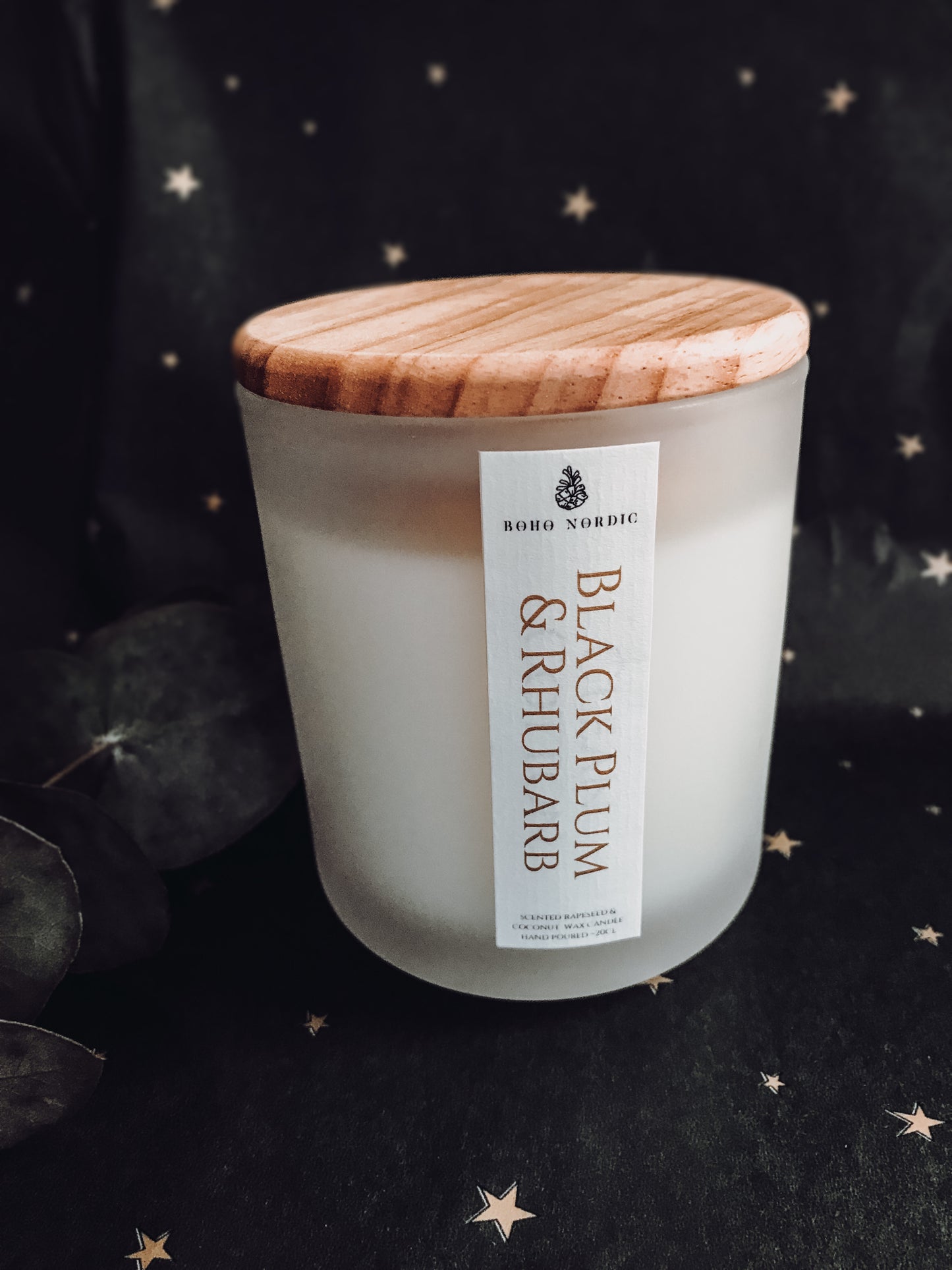 BLACK PLUM & RHUBARB - tuoksukynttilä