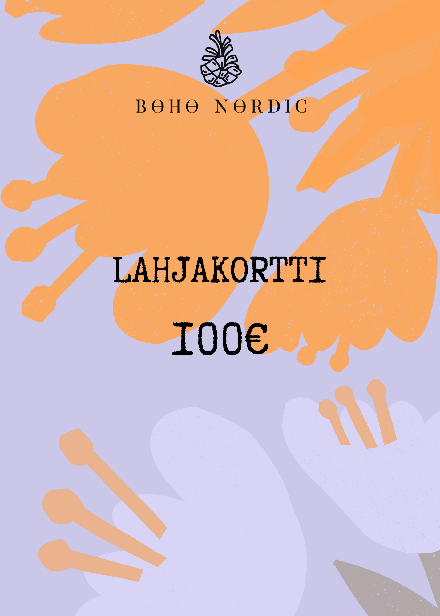 Boho Nordic- LAHJAKORTTI