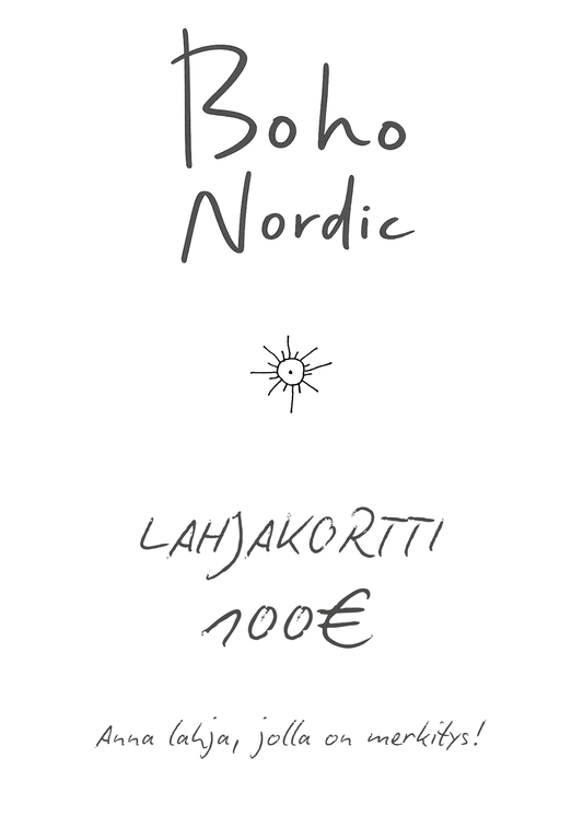 BOHO NORDIC -  lahjakortti