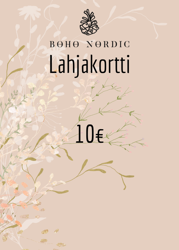 Boho Nordic- LAHJAKORTTI